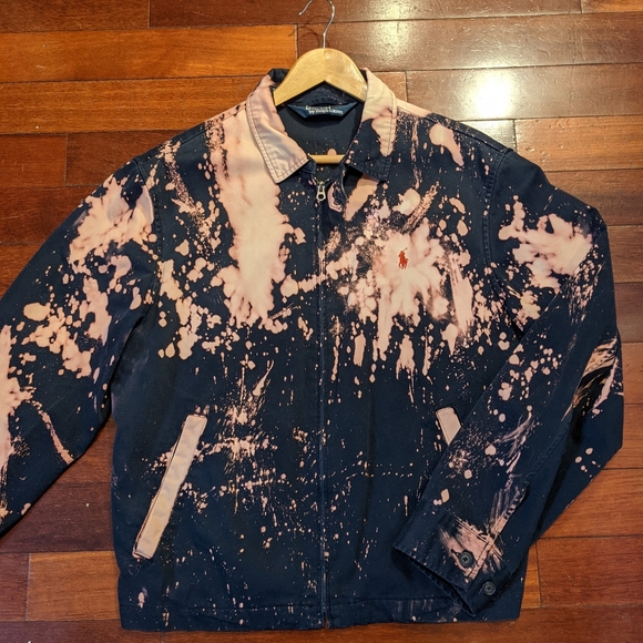 Vintage Bleach Dyed Polo Jacket - Picture 2 of 10